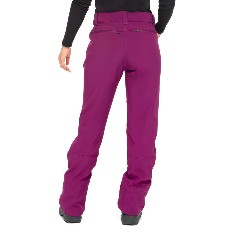 Arctix Women's Sarah Fleece-Lined Softshell Pants, Plum, Large - Image 3